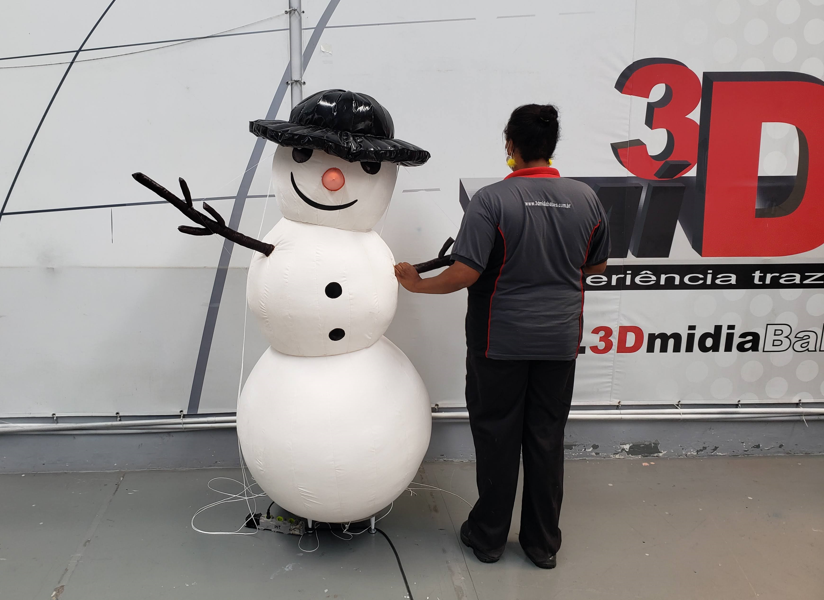 mascote inflavel